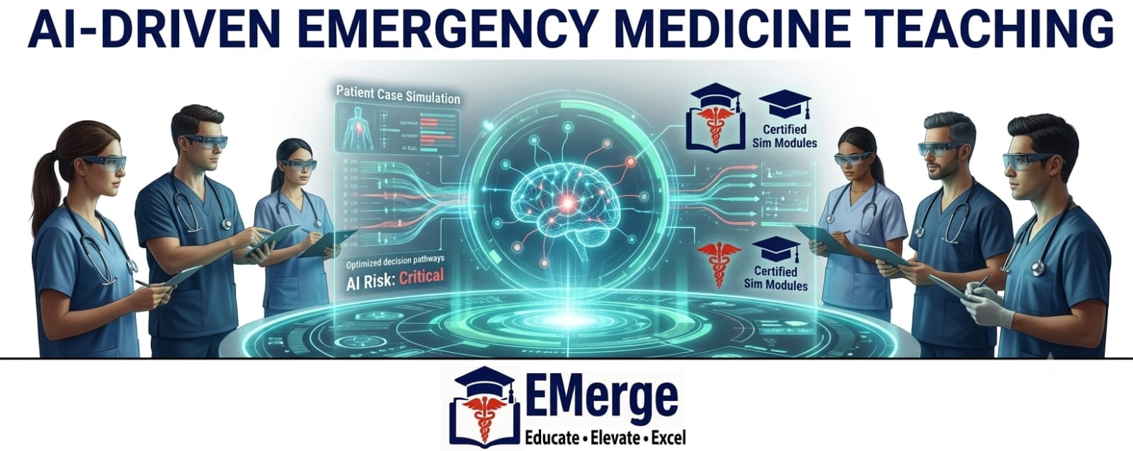 AI-Driven EM Education method visual